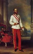 Franz Xaver Winterhalter Franz Joseph I, Emperor of Austria oil on canvas